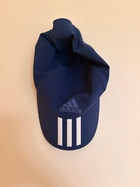 adidas Blue Women's Adjustable Sport Cap with White Logo